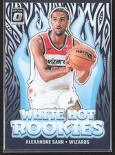 2024-25 Donruss Optic #14 Alexandre Sarr White Hot Rookies