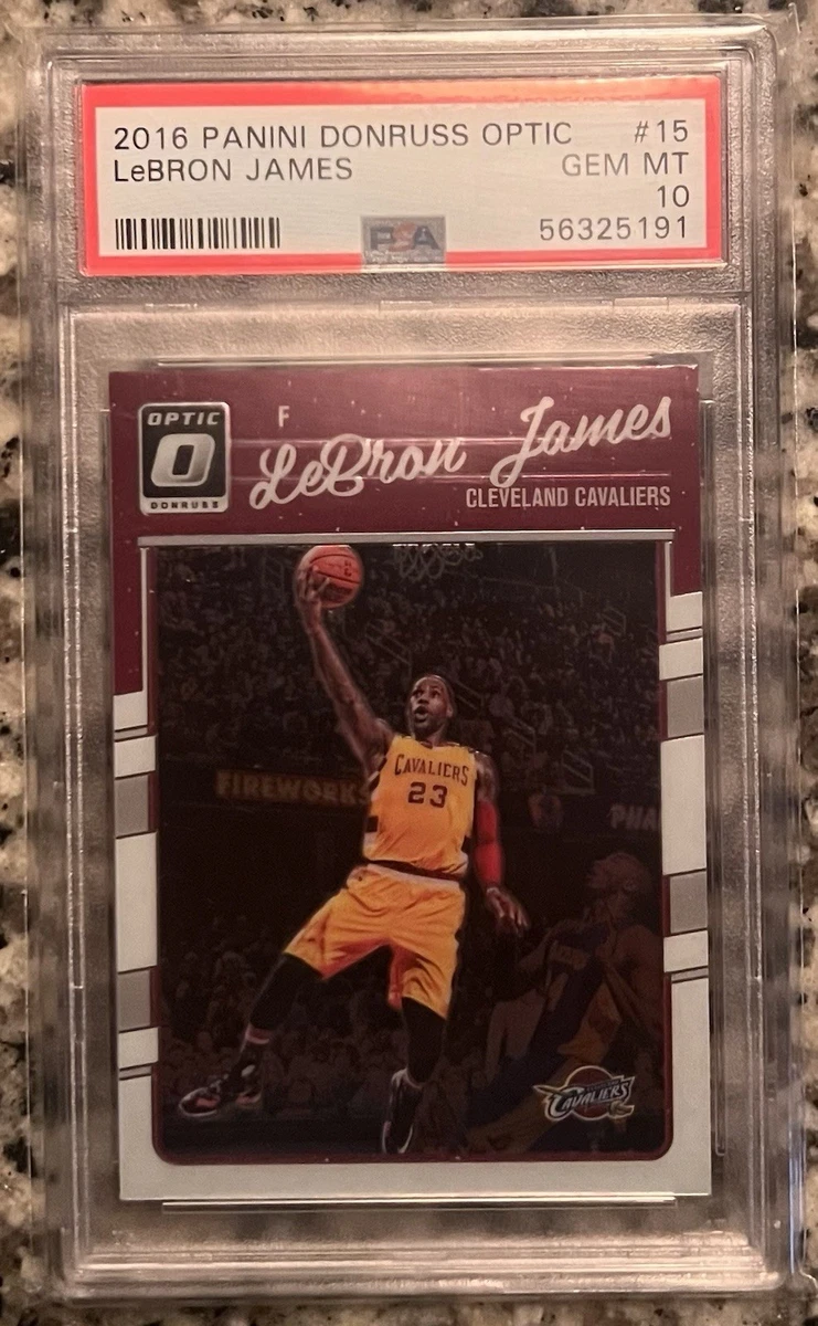 LeBron James Professional Sports PSA Basketball Trading Cards for