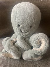 AUTHENTIC Jellycat Little Odyssey Octopus- NWT Retired- FAST SHIP - blue grey