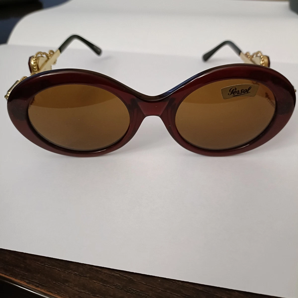 Occhiali Vintage Anni '80 Montatura Marrone Traslucida - Lenti Trasparenti Stile Geek
