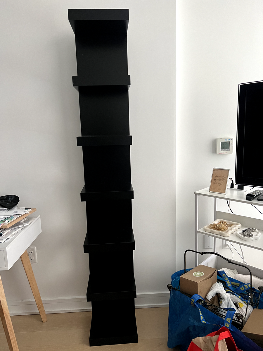 Ikea Black Lack Wall Shelf Unit | eBay