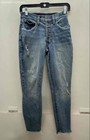 Lucky Brand Womens Blue Denim Distressed Button Fly Skinny Jeans Size 4/27 — photo 1