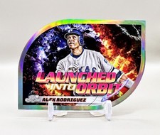 2024 Topps Cosmic Chrome Baseball Launched Into Orbit #LIO-14  ALEX RODRIGUEZ