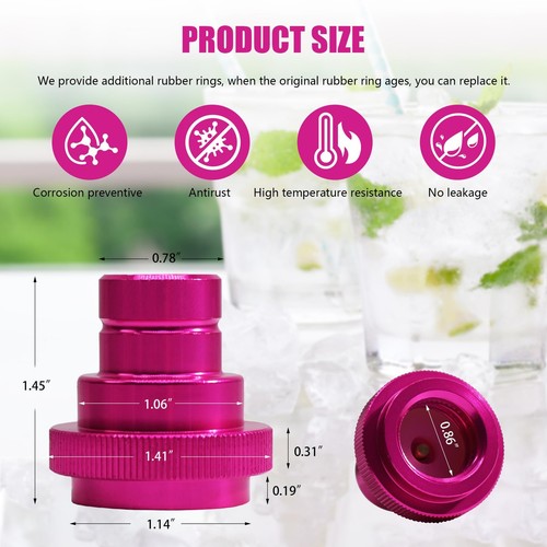 CO2 Cylinder Quick Connect Adapter for Soda Maker, CO2 Cylinder for TR21-4 Ma... - Picture 3 of 7