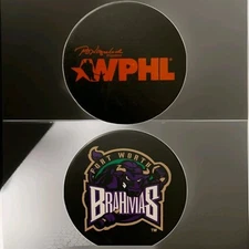 FORT WORTH BRAHMAS VICEROY MFG. WPHL VINTAGE OFFICIAL GAME PUCK MADE IN CANADA