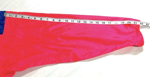90’s De Colección Columbia Rosa Caliente Cortavientos Hombres’s L 1/4 Cremallera Anorak Chaqueta Pullover - Imagen 9 de 10