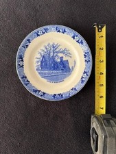 ADAMS SOUVENIR SERIES, TUNSTALL-ENGLAND 7 GABLES SHOP BLUE TRANSFERWARE DESIGN