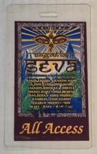 Sing Out For Seva 1998 - Wavy Gravy Signed Guest Pass - Crosby, Nash, Lesh, Weir