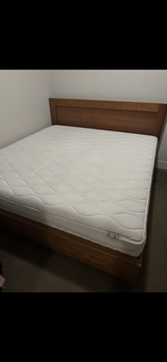 #ad king size bed and mattress $1450.00