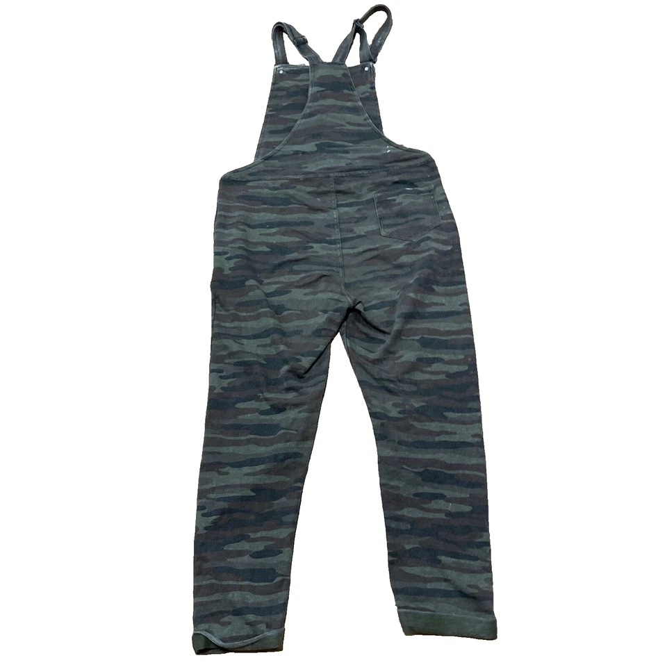 Mono WALLFLOWER Mujer M Camuflaje Verde Elástico Algodón Baberos Mono 34 Cintura 25 pulgadas Foto 3 de 4