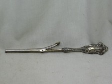 antique sterling silver Art Nouveau handle ringlet hair curler small curl tool