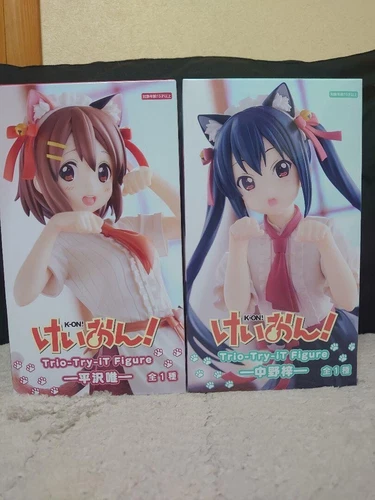 K-ON! Yui Hirasawa Azusa Nakano Trio-Try-iT Figure Set of 2 FuRyu New Japan