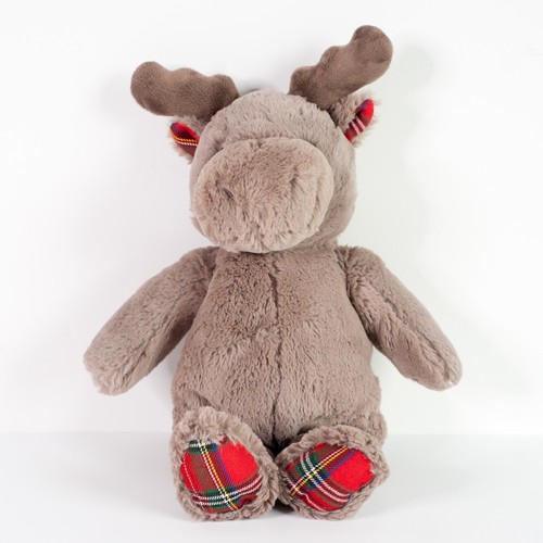 Peluche Cloud B Moose Dreamy Hugginz 2008 15" rojo a cuadros vacaciones de Navidad - Imagen 2 de 8