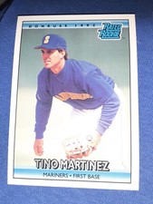 1992 Donruss Rated Rookie #410 Tino Martinez Seattle Mariners MVP HOF