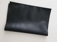 Book Cover FAUX Black LEATHER 11"×8.5"x1.5"
