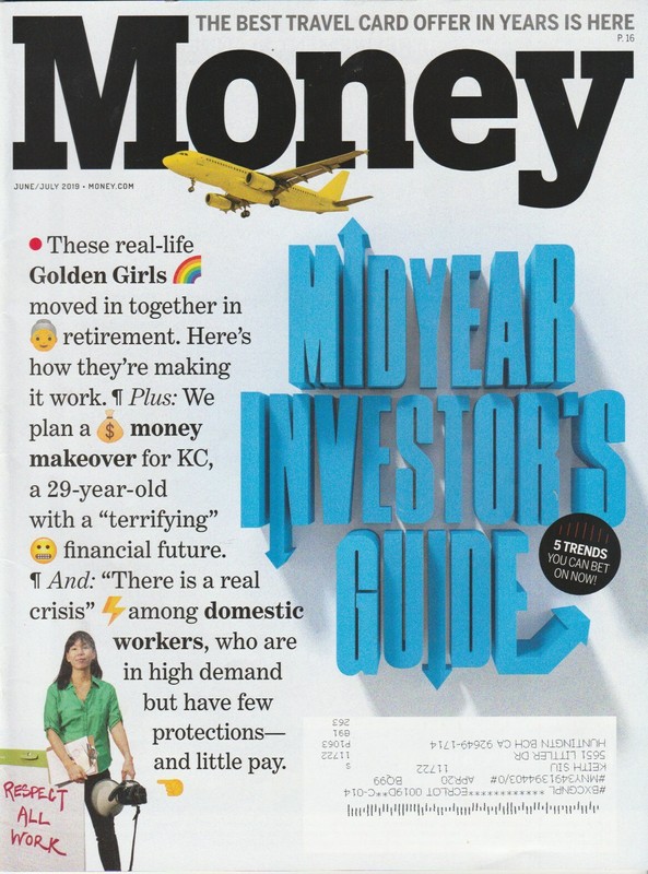 Money Magazine FINAL June July 2019 Midyear Investor's Guide 5 Trends
