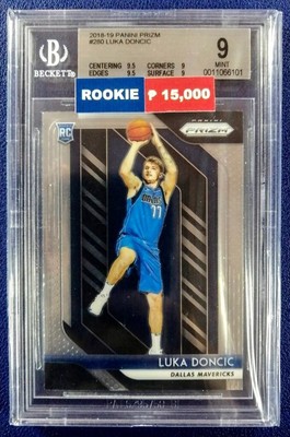 LUKA DONCIC ROOKIE RC BGS 9 Panini Prizm #280 | eBay