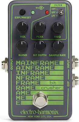 ELECTRO-HARMONIX MAINFRAME Bit Crusher guitar effects