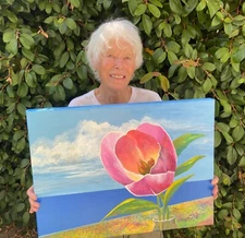 #modernacrylicpaintings #contemporaryllandscapes Signed By Swiss Artist IRMGARD