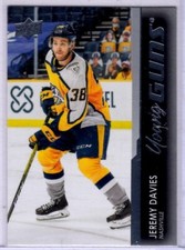 2021-22 Upper Deck Series 1 Jeremy Davis Young Guns Rookie Card # 237