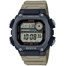 Casio DW291HX-5AV Watch, X-Long Strap, World Time, Alarm, Day/Date, 200m WR