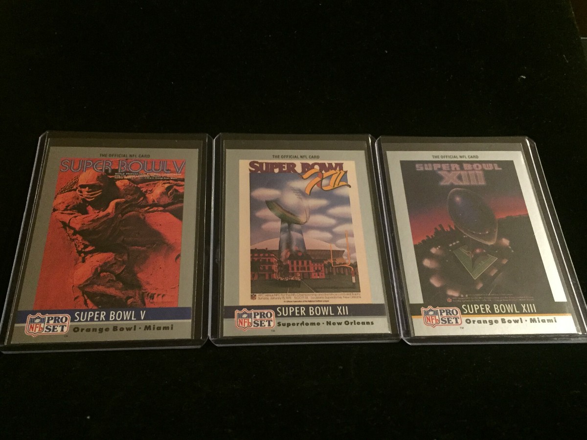 1990年プロボウルユニフォーム NFL Pro Set 1990 Super Bowl V, XII, XIII (Colts-Cowboys-Broncos
