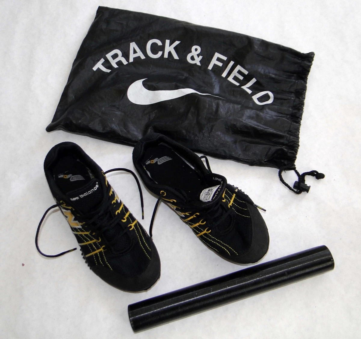 Briesje Evacuatie condoom New Balance LDS605 Track Shoes Spikes Black Yellow,+ Carry Bag & Baton Size  8 | eBay