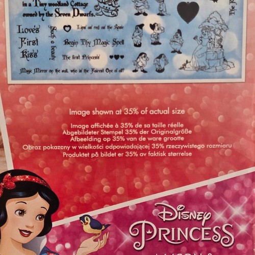 Disney Princess Snow White A6 Icon & Sentiment Stamp Set DIS0831 - Picture 3 of 7