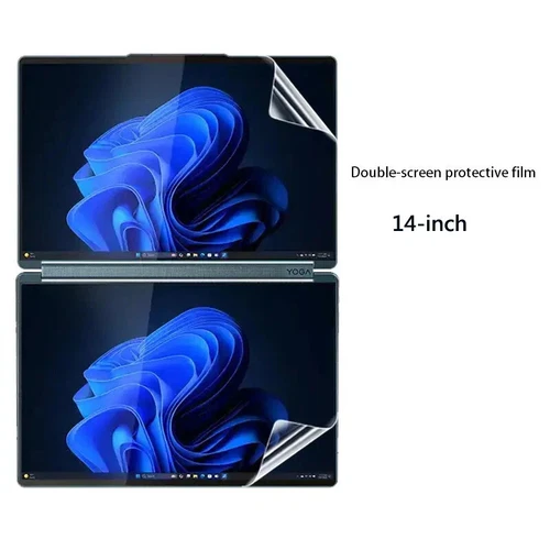 Anti-scratch Big + Small Screen Protector for Lenovo Yoga Book 9i Gen10 14" 2025