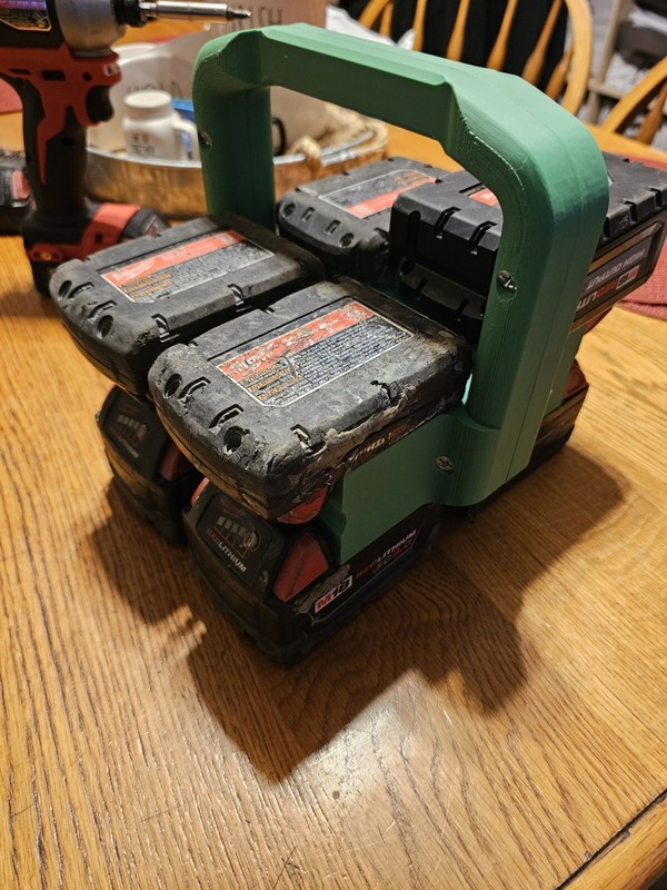 Milwaukee M18 Battery Caddy  - Battery Holder - Holds 8 Batteries