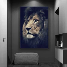 Canvas Wall Art Lion Poster Canvas Print Art Canvas Painting Animal Wall Picture