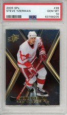 2005 Upper Deck SPx Steve Yzerman PSA 10 Pop 2