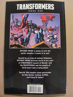 Transformers #50 All Hail Optimus IDW Sub Cover B Variant 9.4 Near