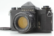 Pentax SV Black 35mm Film Camera + 55mm F1.8 Lens Free Ship From JAPAN【EXC+5】