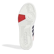 adidas Hoops 3.0 Low Classic Vintage Shoes, Sneakers Uomo, Bianco (Ftwr White/Legend Ink/Vivid Red), 44 2/3 EU - 3