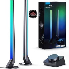 Barras de luz para juegos RGBIC H6047 con controlador inteligente luces LED.2024
