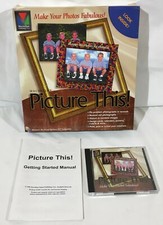 Picture This Macmillan CD-ROM Photo Editing Software Windows 95 98 NT Complete