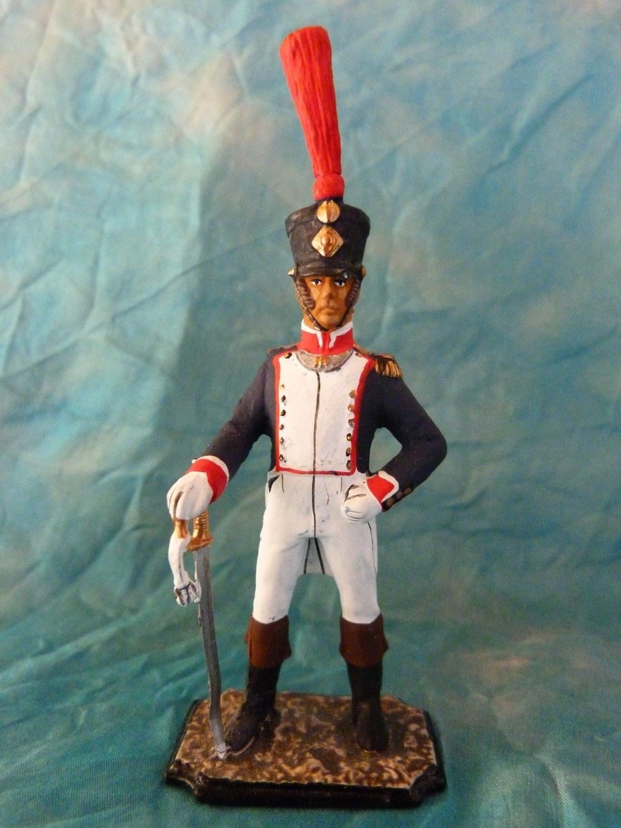 Figurines Russes - Canon De Gribeauval Et 4 Servants - Premier Empire - 1:32 (60mm) - Plomb Peint