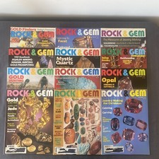 Rock And Gem Magazine Lot  Volume 17 1987 12 Magazines