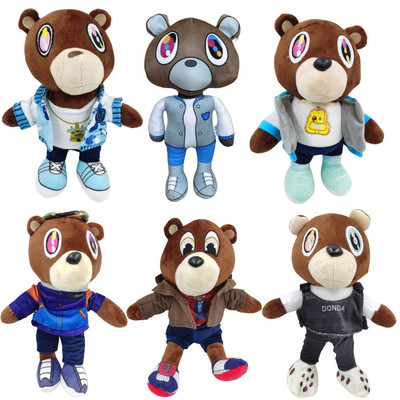 Kanye West Teddy Bear Plush Doll Music Graduation Teddy Bear Collection Donda