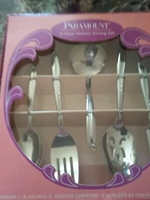 Paramount Stainless Steel Tableware 5 Piece Hostess Serving Set
