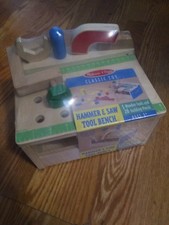 melissa and doug hammer and saw tool bench