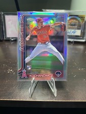 2025 Topps Chrome Refractor Jack Kochanowicz #121 (RC) Angels