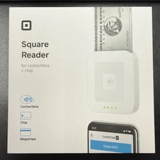 Square Reader A-SKU-0485 Credit Card Reader for Contactless & Chip - 1st Gen