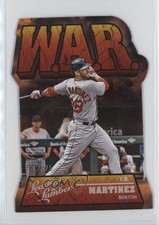 2019 Panini Leather & Lumber WAR Holo Silver 2/25 JD Martinez #WAR-2 hg6