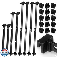 Humyoun 24 Pcs Metal Adjustable File Cabinet Rails Set Include 16 Hanging Fil