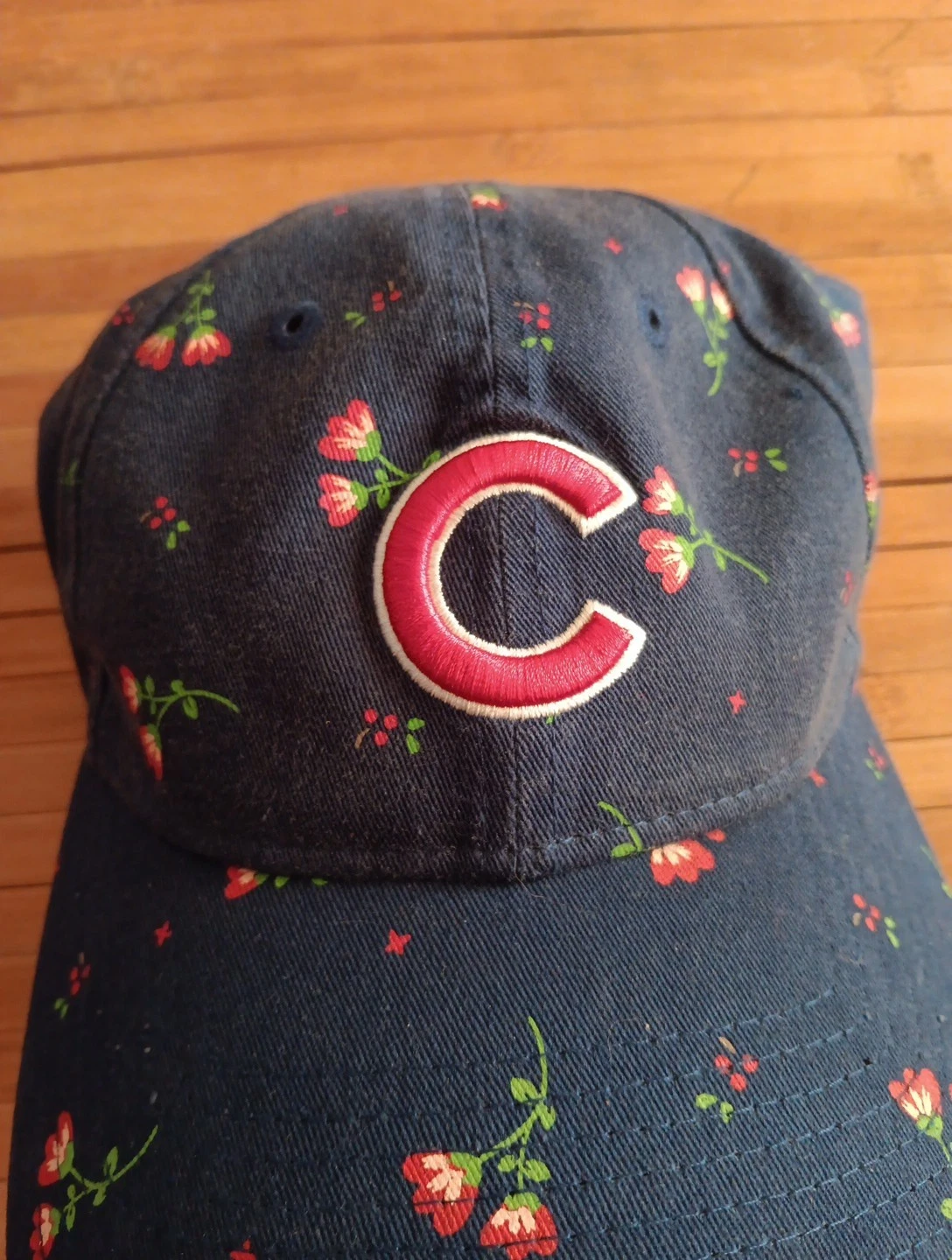 New Era Chicago Cubs Womans Floral AOP Baseball Cap Hat Strapback