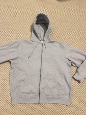 Uniqlo Grey Cotton Zipup Hoodie Men  s XL