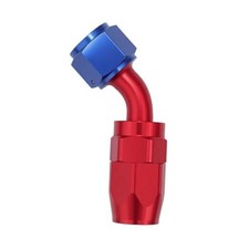 Elbow Aluminum Swivel Hose End Fitting  4AN 45