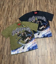 New Vintage Godspeed Skeleton Casual Loose Top Short Sleeved Tee Mens T-Shirt